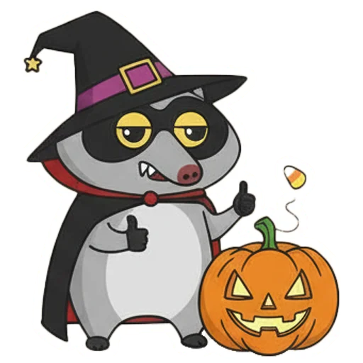 👍 Стикер «HALLOWEEN с Луи де Ля Фер» для Telegram