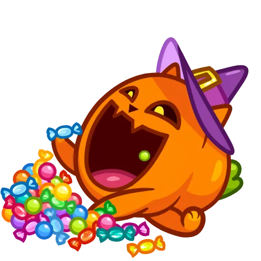 🍬 Эмодзи «Хэллоуин-2» для Telegram
