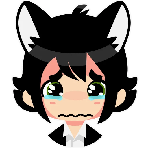 😢 Стикер «hallucat» для Telegram