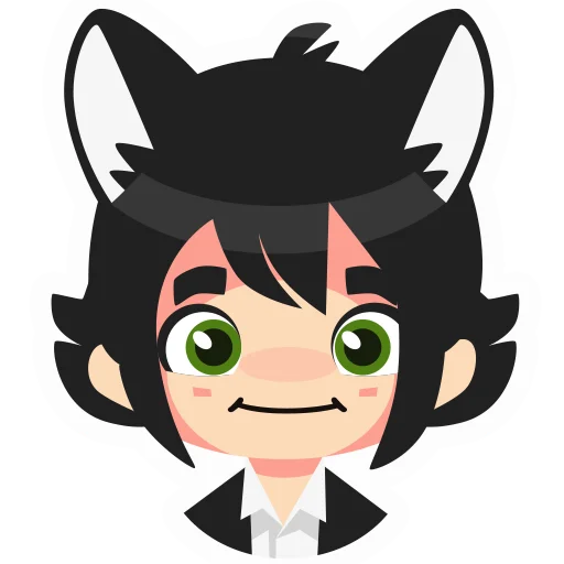 🙂 Стикер «hallucat» для Telegram