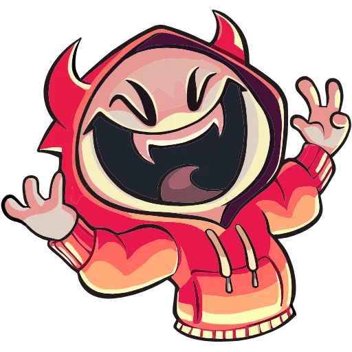 😈 Эмодзи «Нимб и Рожки» для Telegram