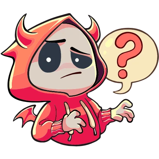 ❓ Эмодзи «Нимб и Рожки» для Telegram