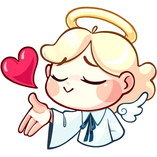 ❤️ Эмодзи «Нимб и Рожки» для Telegram