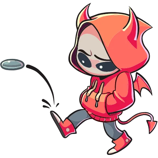 🫤 Эмодзи «Нимб и Рожки» для Telegram