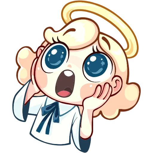 😮 Эмодзи «Нимб и Рожки» для Telegram