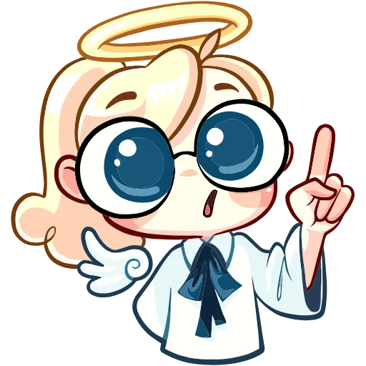 ☝ Эмодзи «Нимб и Рожки» для Telegram