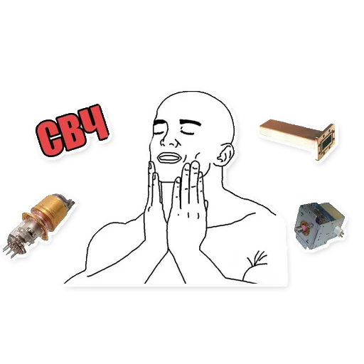 ♨️ Стикер «HAM RADIO stickers» для Telegram