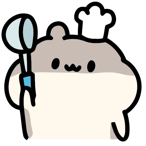 Стикер 40 Hamchan #cute