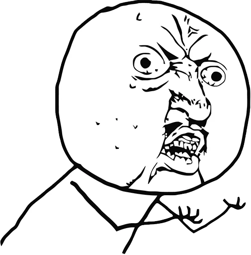 😒 Стикер «Troll Faces» для Telegram