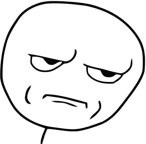 😒 Стикер «Troll Faces» для Telegram