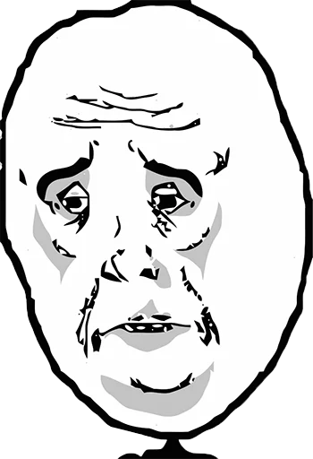 😞 Стикер «Troll Faces» для Telegram