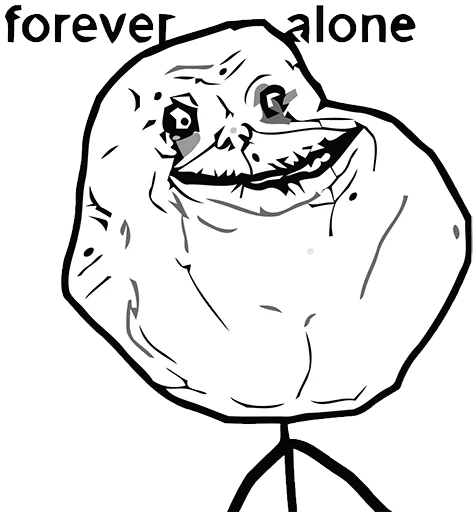 😔 Стикер «Troll Faces» для Telegram