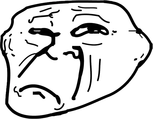 😒 Стикер «Troll Faces» для Telegram