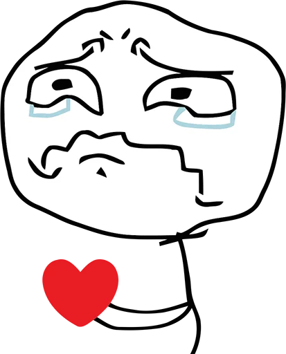 💔 Стикер «Troll Faces» для Telegram