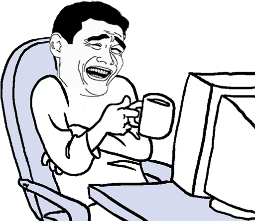 😆 Стикер «Troll Faces» для Telegram