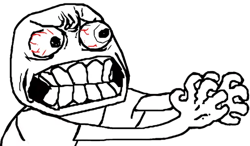😡 Стикер «Troll Faces» для Telegram