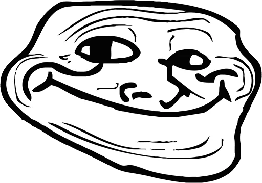 😄 Стикер «Troll Faces» для Telegram