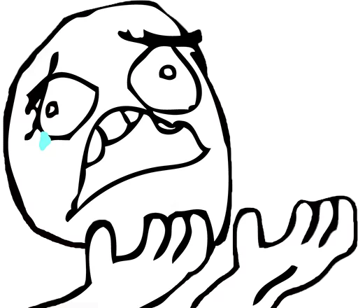 😔 Стикер «Troll Faces» для Telegram