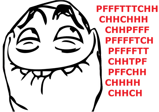 😋 Стикер «Troll Faces» для Telegram