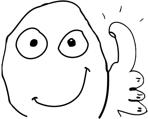 👍 Стикер «Troll Faces» для Telegram
