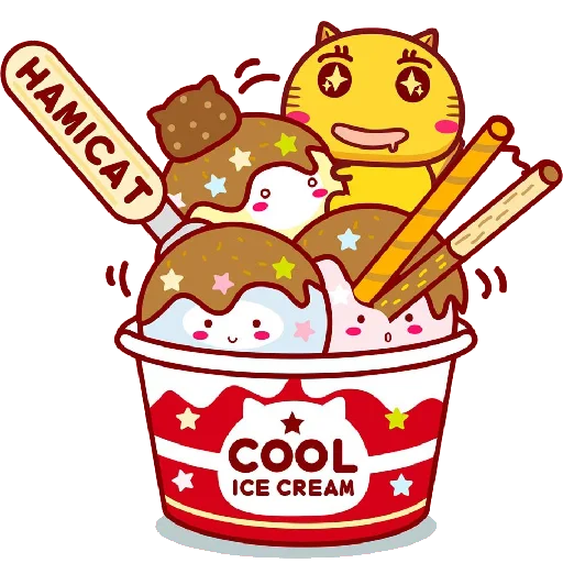 🍨 Стикер «Hamicat» для Telegram