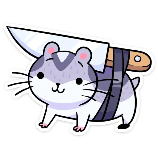 🔪 Стикер «Мохита» для Telegram