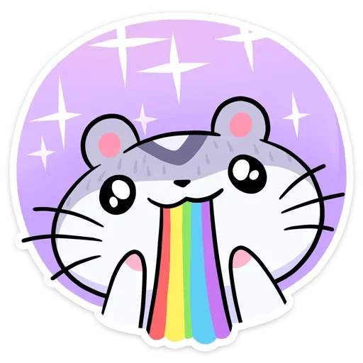 🌈 Стикер «Мохита» для Telegram