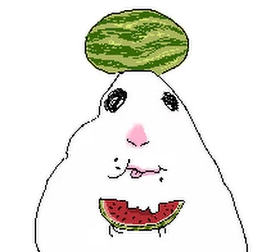 🍉 Стикер «Хомяк» для Telegram