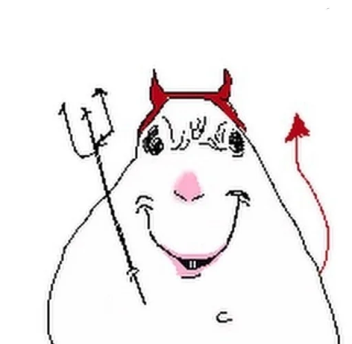 👹 Стикер «Хомяк» для Telegram