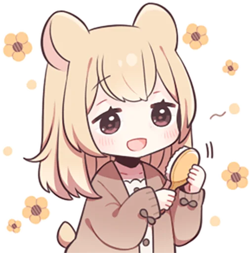 🌼 Стикер «humstar-girl» для Telegram