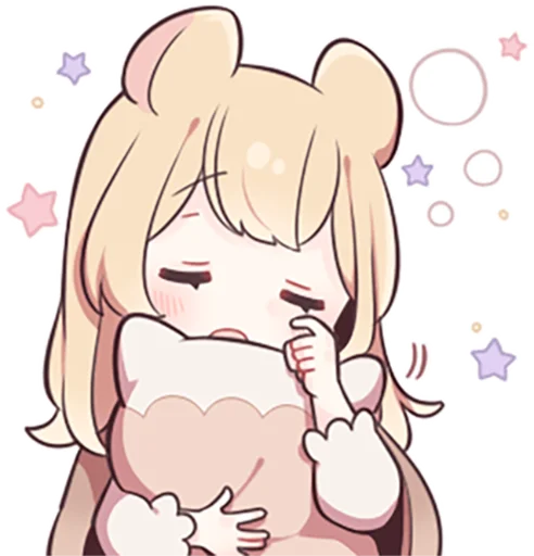 💤 Стикер «humstar-girl» для Telegram