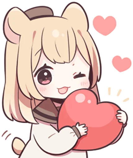 ❤️ Стикер «humstar-girl» для Telegram