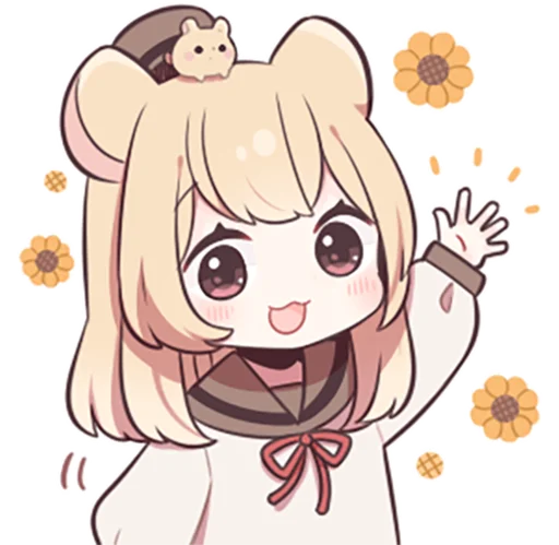 👋 Стикер «humstar-girl» для Telegram