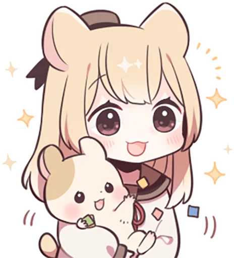 ✨ Стикер «humstar-girl» для Telegram