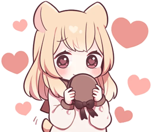 💗 Стикер «humstar-girl» для Telegram