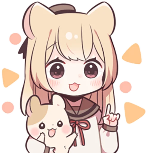 ❕ Стикер «humstar-girl» для Telegram