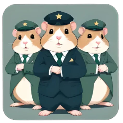 🧸 Стикер «Hamster cards» для Telegram