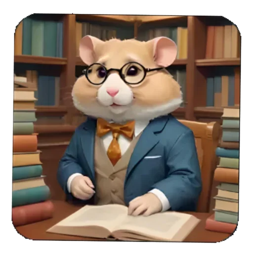 🐱 Стикер «Hamster cards» для Telegram
