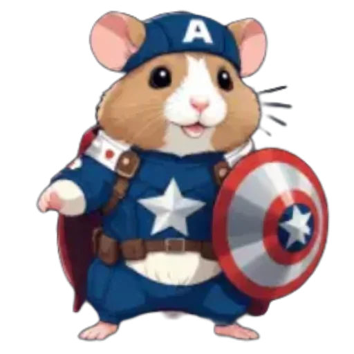 🧸 Стикер «Hamster cards» для Telegram