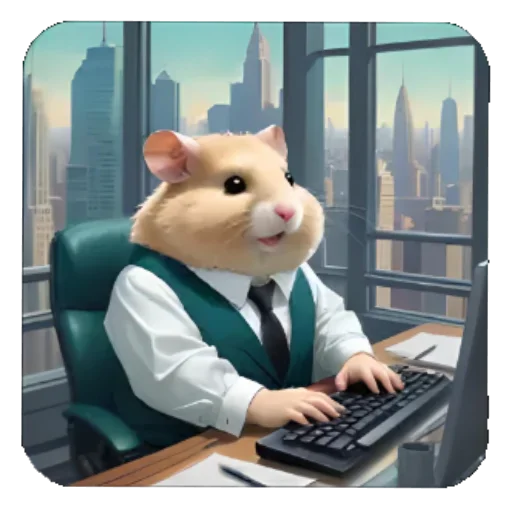 🐱 Стикер «Hamster cards» для Telegram