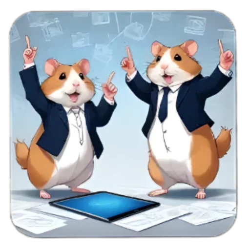 🐧 Стикер «Hamster cards» для Telegram