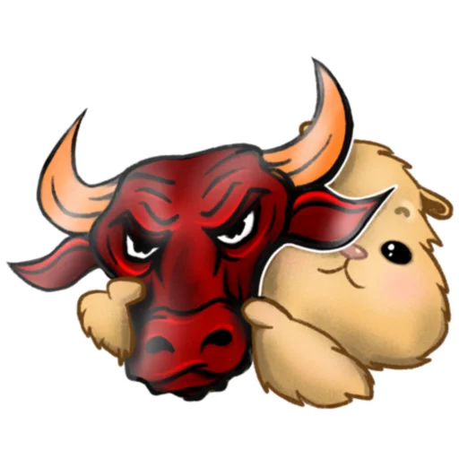 👹 Стикер «Хомяк Инвестор» для Telegram