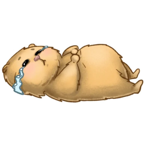 😢 Стикер «Хомяк Инвестор» для Telegram