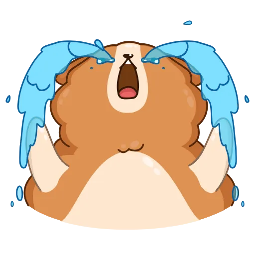 😭 Стикер «Hamster Bernard» для Telegram