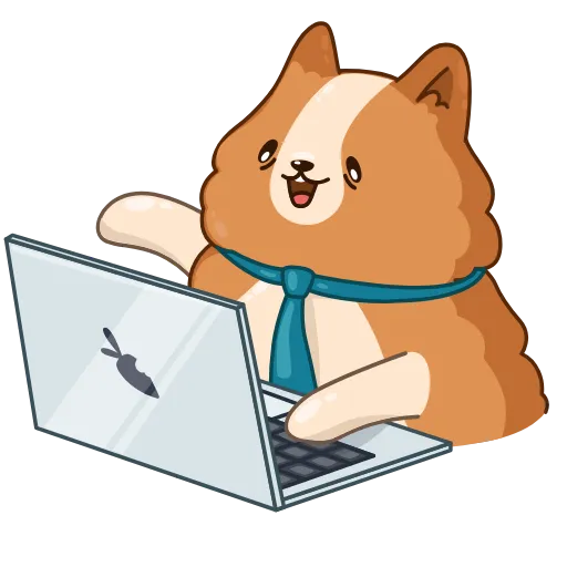 👨‍💻 Стикер «Hamster Bernard» для Telegram