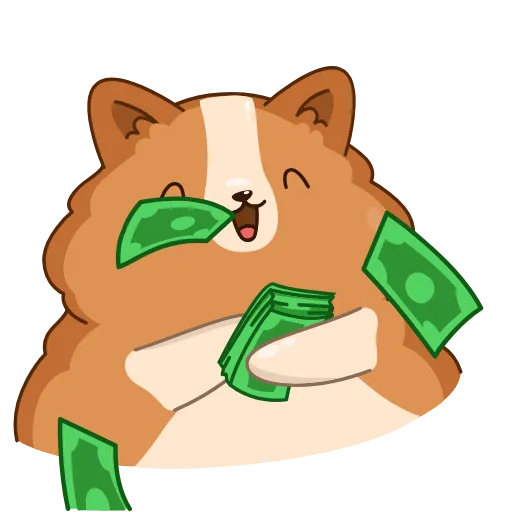 🤑 Стикер «Hamster Bernard» для Telegram