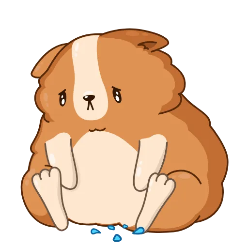 😢 Стикер «Hamster Bernard» для Telegram
