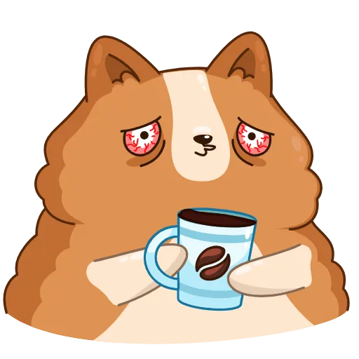 ☕️ Стикер «Hamster Bernard» для Telegram