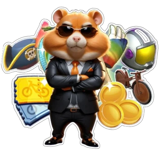 😎 Стикер «Hamster Kombat» для Telegram