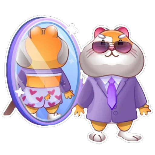 😎 Стикер «Hamster Kombat» для Telegram